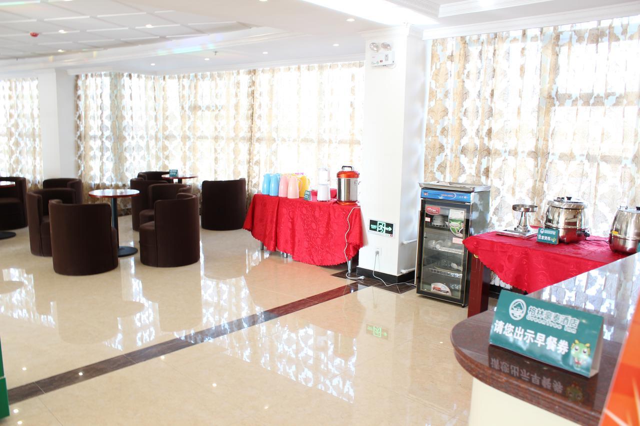 Greentree Inn Shanghai Pudong Airport Huaxia East Road Railway Station Shell Hotel Exterior photo